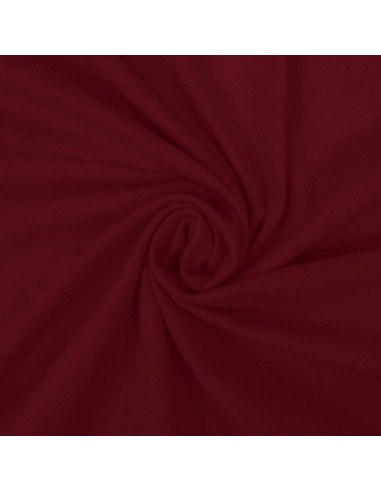 Tissu jersey 100% coton - Rouge foncé