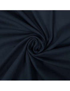 Tissu jersey 100% coton - Bleu foncé