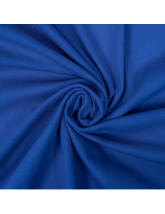 Tissu jersey 100% coton - Bleu royal