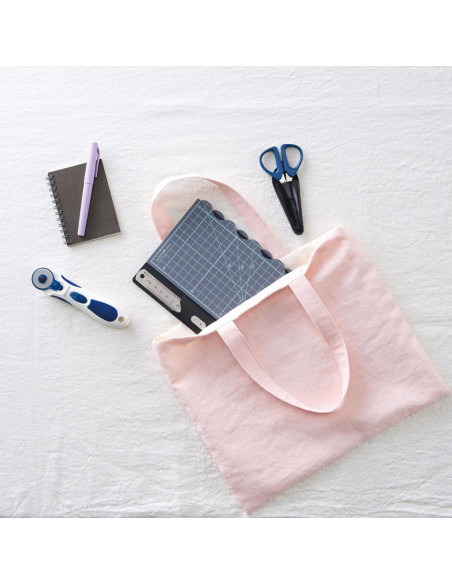 Tapis de découpe pliable Clover avec réglet métal - 18 cm x 29 cm