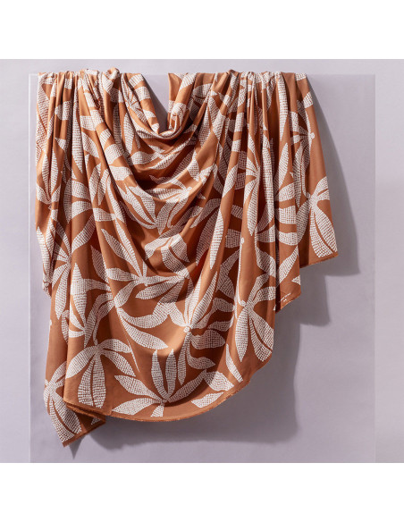 Tissu viscose Kaola Pecan Pie - Atelier Brunette