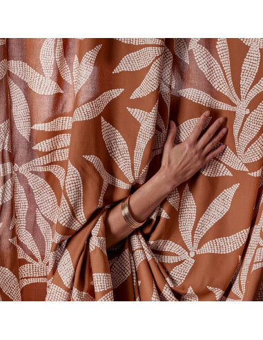 Tissu viscose Kaola Pecan Pie - Atelier Brunette