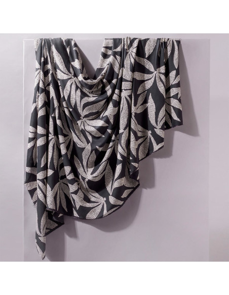 Tissu viscose Kaola Deep Charcoal - Atelier Brunette