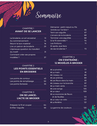 Livre le guide de la broderie