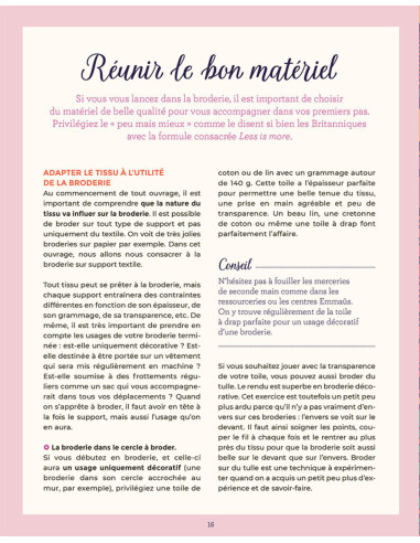 Livre le guide de la broderie