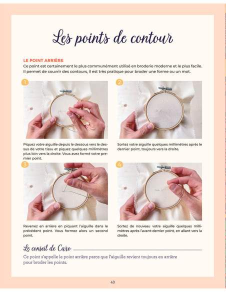 Livre le guide de la broderie