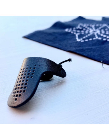 Dé en cuir pour sashiko Olympus