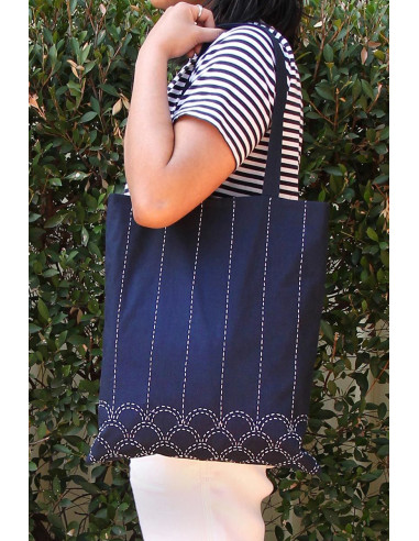 Kit sashiko Tote Bag