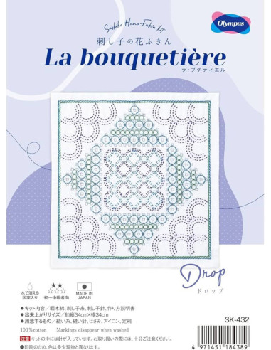 Kit sashiko Olympus - La Bouquetière Drop