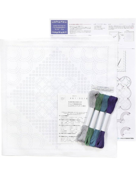 Kit sashiko Olympus - La Bouquetière Drop