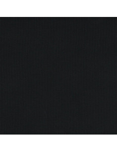 Tissu jersey coton côtelé - Noir 2