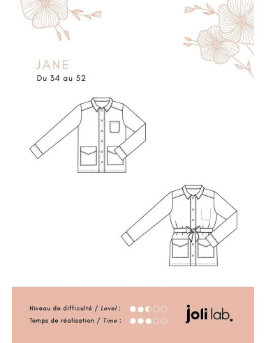 Patron de veste Jane - Joli Lab