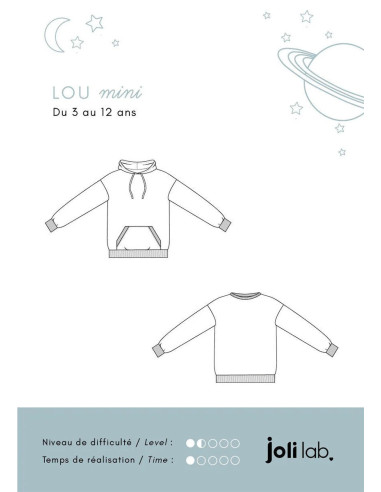 Patron de pull Lou mini - Joli Lab