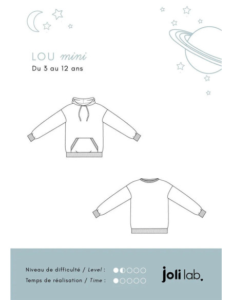 Patron de pull Lou mini - Joli Lab