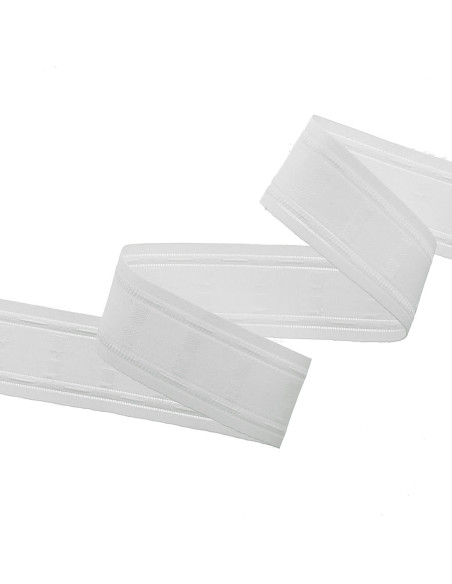 Ruflette pour pli automatique - Blanc 45 mm