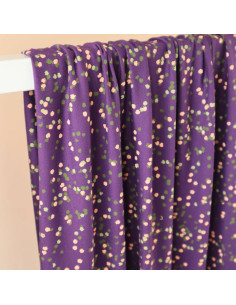 Tissu jersey viscose - Valo Violet