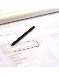Rouleau de papier cristal pour patrons de couture - 70 cm x 15 mètres