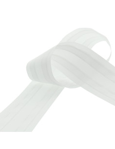 Ruflette pour pli automatique - Blanc 70 mm
