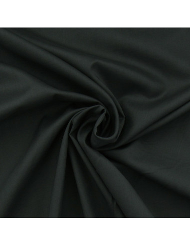 Tissu voile de coton - Gris anthracite