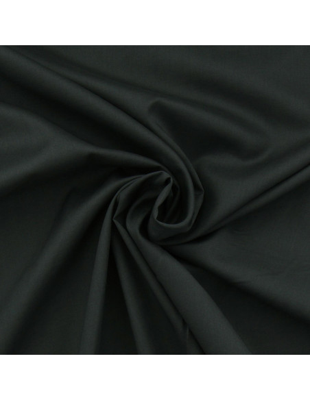 Tissu voile de coton - Gris anthracite