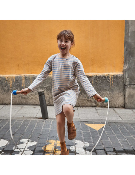 Patron de t-shirt ou robe marinière Quiberon Kids - Ikatee