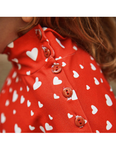Patron de t-shirt ou robe marinière Quiberon Kids - Ikatee
