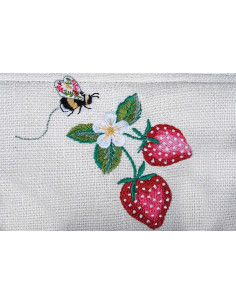Sac à ouvrage - Fraises 2