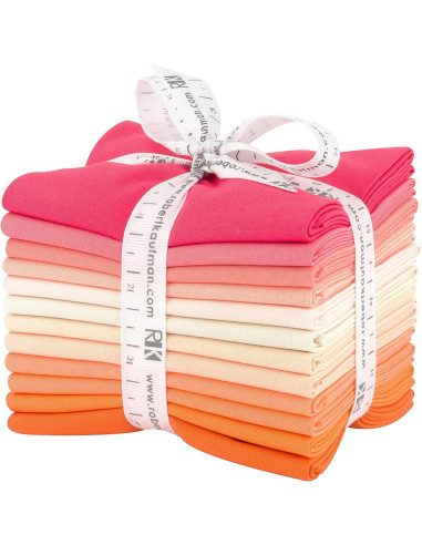 Fat Quarter Bundles Kona - Melon Ball