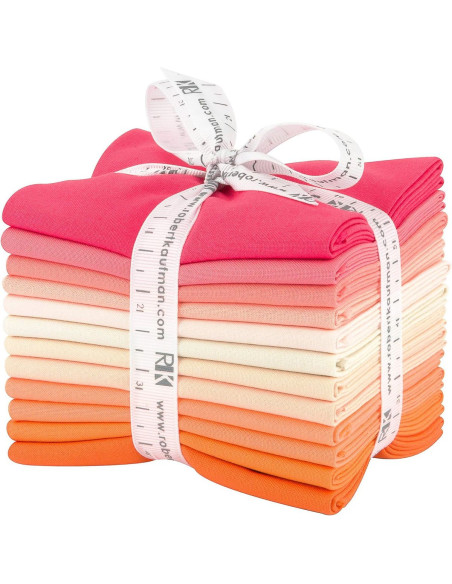 Fat Quarter Bundles Kona - Melon Ball