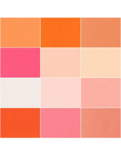 Fat Quarter Bundles Kona - Melon Ball 2