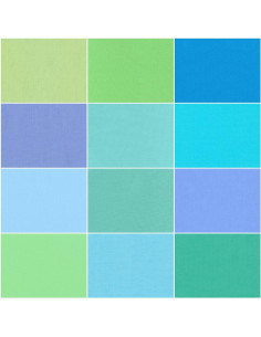 Fat Quarter Bundles Kona - Mermaid Shores 2