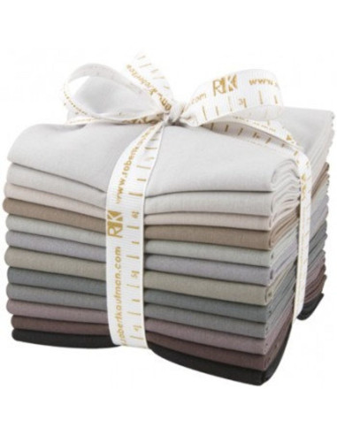 Fat Quarter Bundles Kona - Gray Area