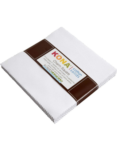Charm Squares  Kona - White 42