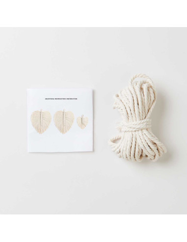 Kit macramé - Feuilles