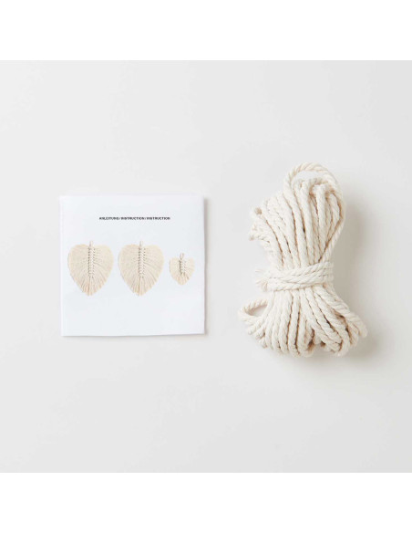 Kit macramé - Feuilles