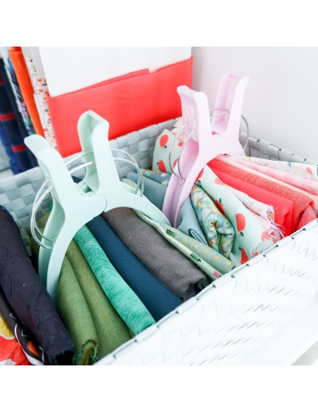 Set de 6 pinces quilting extra-large Jumbo Madam Sew