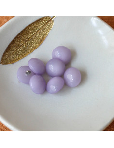 Bouton demi-sphère à queue - Lilas