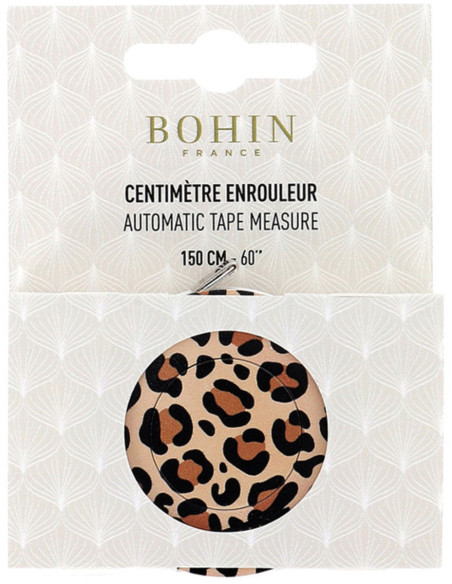 Mètre ruban motif couture 150 cm Léopard Bohin