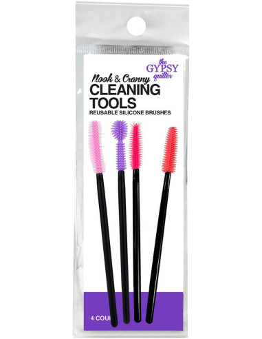 Set 4 outils pour nettoyage de machines à coudre en silicone réutilisable The Gypsy Quilter