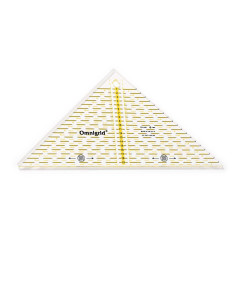 Règle triangle rectangle Omnigrid 1/4 carrés 2