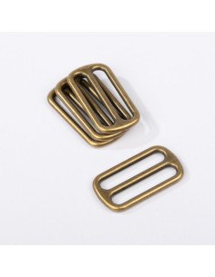 Boucle coulissante métal - Bronze 40 mm 2