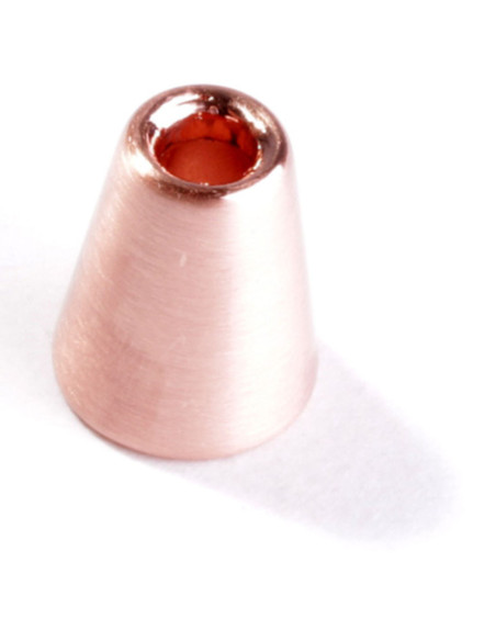 Embout clochette métal pour cordons - Or rose