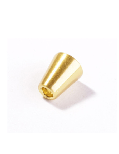 Embout clochette métal pour cordons - Or