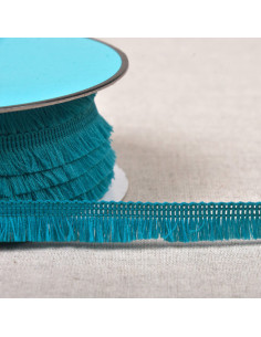 Mini frange - Bleu turquoise