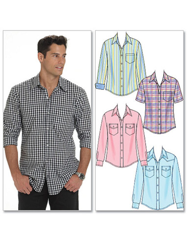 Patron de t-shirts pour hommes