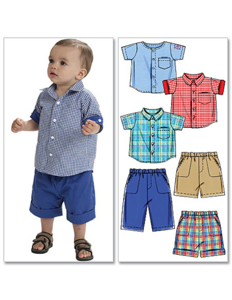 Patron de chemise, short et pantalon