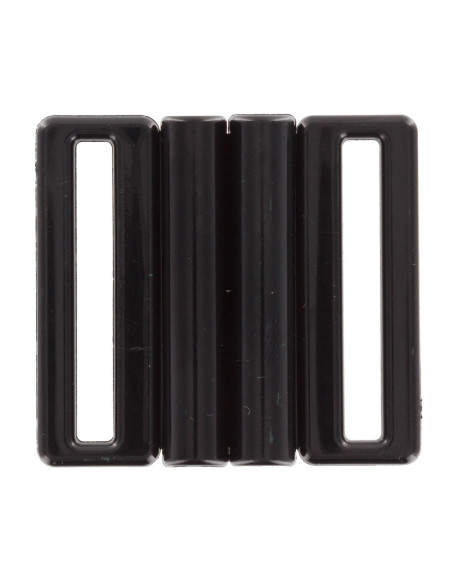 Clips attache bûchette maillot de bain - Noir - 40 mm