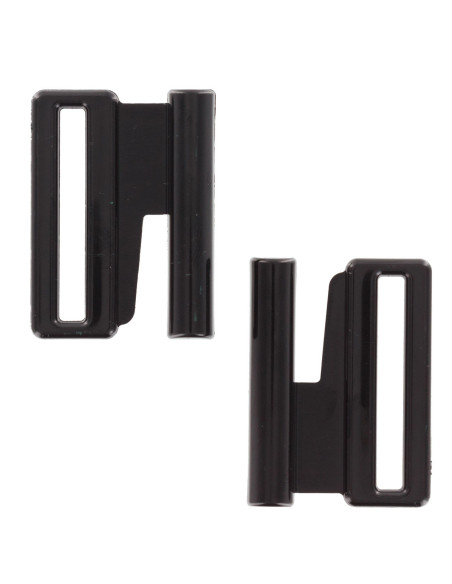 Clips attache bûchette maillot de bain - Noir - 40 mm