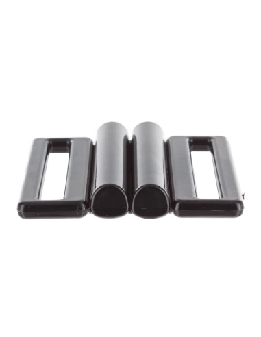 Clips attache bûchette maillot de bain - Noir - 40 mm