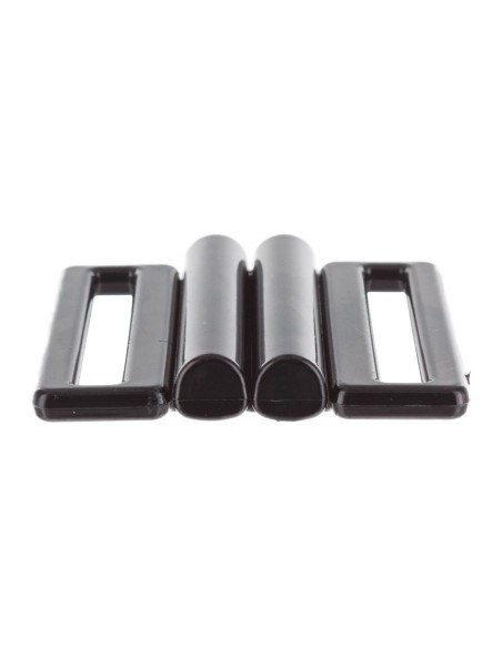 Clips attache bûchette maillot de bain - Noir - 40 mm